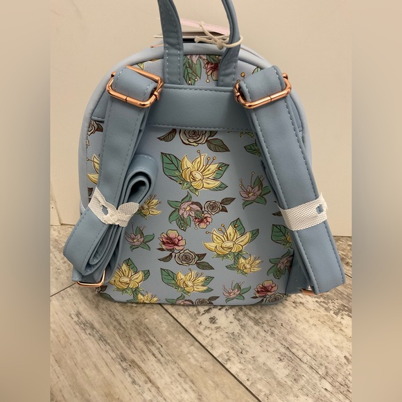 NWT Loungefly Tiana The Princess And The Frog Blue Floral in set - Picture 4 of 5